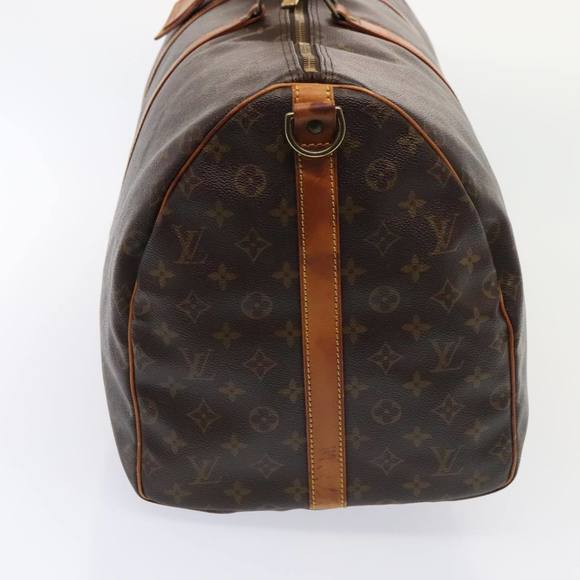 LOUIS VUITTON Monogram Keepall Bandouliere 55 Boston Bag M41414 LV Auth 88923 - Picture 3 of 16